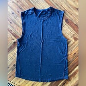 lululemon athletica Men's Navy Training Tank - M
